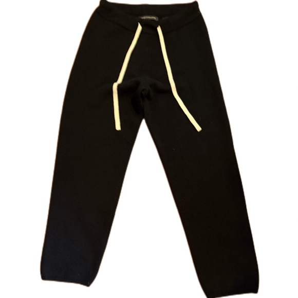NakedCashmere Black Track Pants Sleek Minimalist Design - Picture 1 of 3